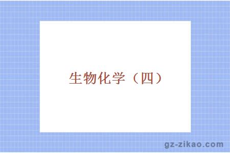 生物化学（四）