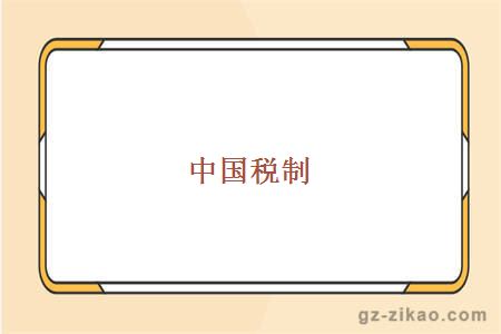 中国税制